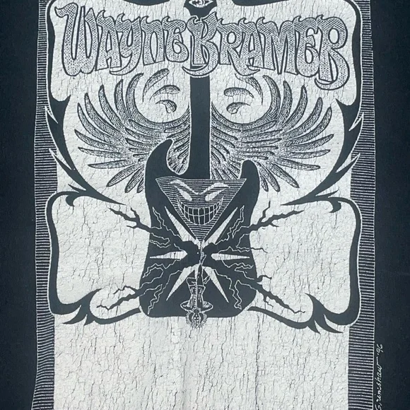 Wayne Kramer MC5 Vintage Rock TShirt Size Medium - Picture 2 of 5